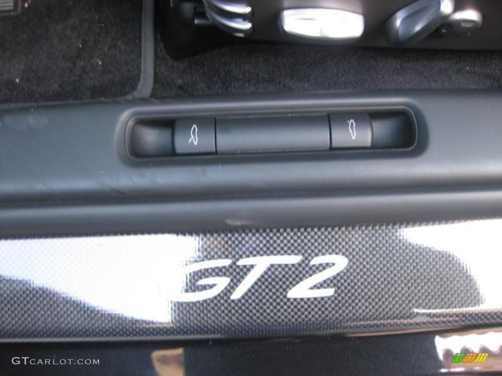 2008 911 GT2 - Basalt Black Metallic / Black photo #16