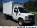 2010 Oxford White Ford E Series Cutaway E350 Commercial Moving Van  photo #4