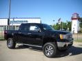 2010 Onyx Black GMC Sierra 1500 SLE Crew Cab 4x4  photo #1