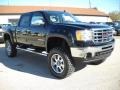 2010 Onyx Black GMC Sierra 1500 SLE Crew Cab 4x4  photo #6