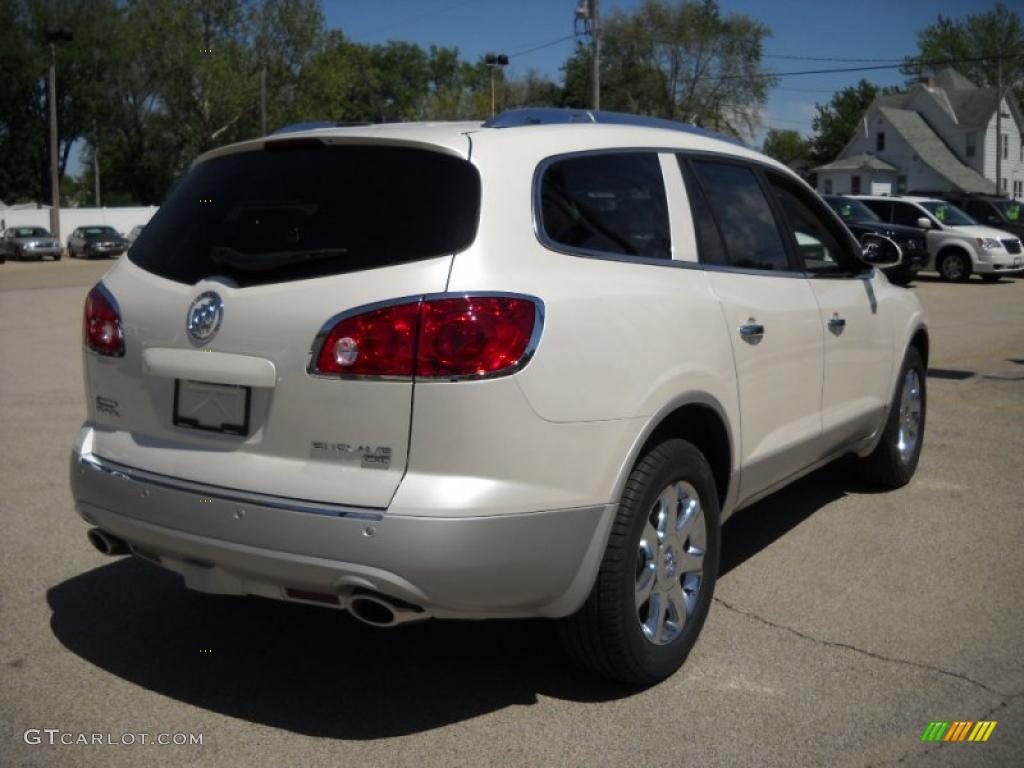 2010 Enclave CXL - White Diamond Tricoat / Titanium/Dark Titanium photo #7