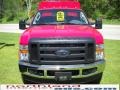 2010 Vermillion Red Ford F350 Super Duty XL Regular Cab 4x4 Chassis Utility  photo #2