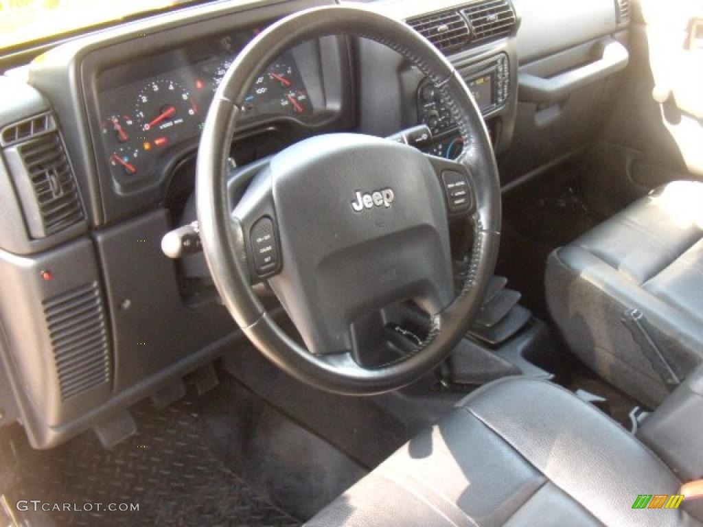 2004 Wrangler Rubicon 4x4 - Black / Dark Slate Gray photo #14