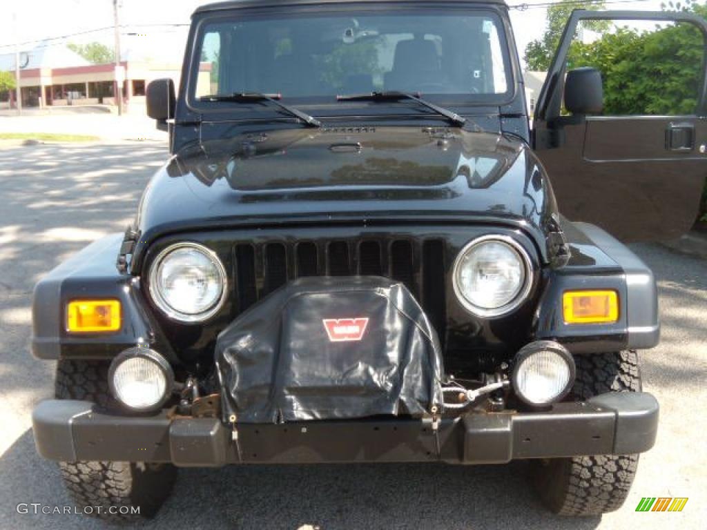 2004 Wrangler Rubicon 4x4 - Black / Dark Slate Gray photo #15
