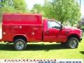 2010 Vermillion Red Ford F350 Super Duty XL Regular Cab 4x4 Chassis Utility  photo #4