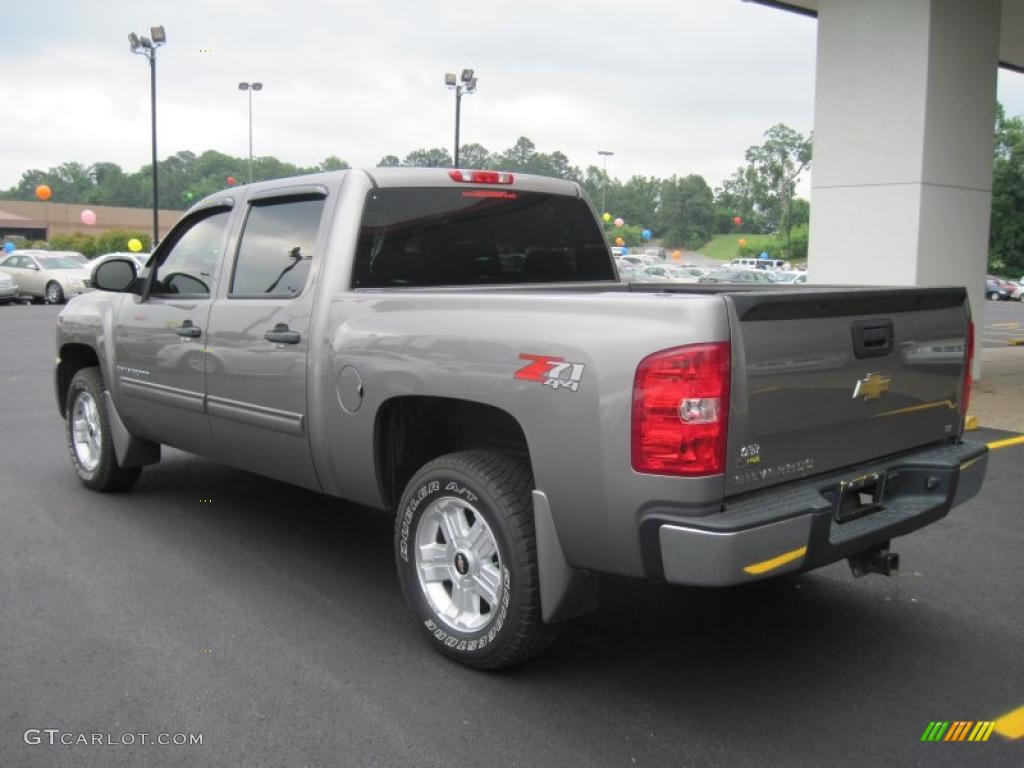 2009 Silverado 1500 LT Z71 Crew Cab 4x4 - Silver Birch Metallic / Light Titanium photo #5