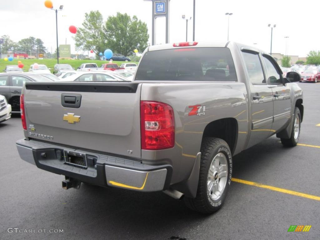 2009 Silverado 1500 LT Z71 Crew Cab 4x4 - Silver Birch Metallic / Light Titanium photo #6
