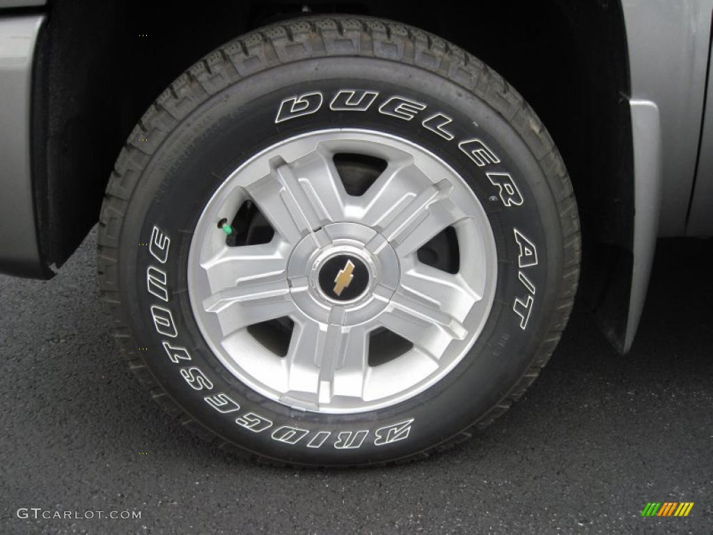 2009 Silverado 1500 LT Z71 Crew Cab 4x4 - Silver Birch Metallic / Light Titanium photo #16