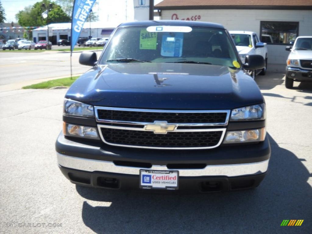 2006 Silverado 1500 Work Truck Regular Cab - Blue Granite Metallic / Medium Gray photo #4