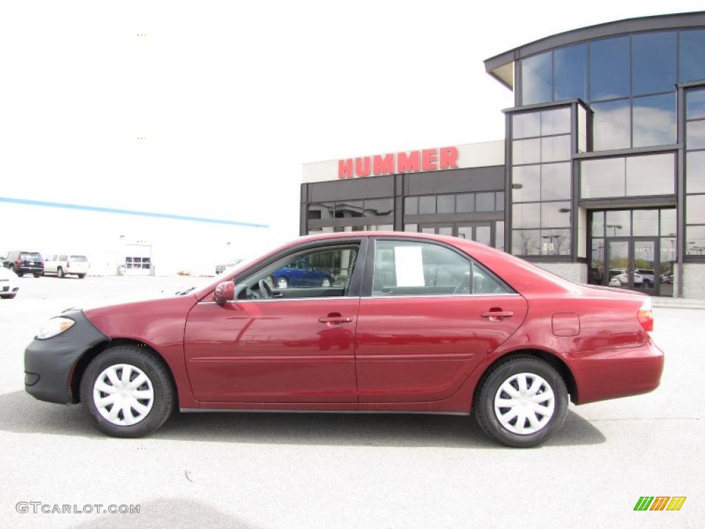 2006 Camry LE - Salsa Red Pearl / Stone Gray photo #1