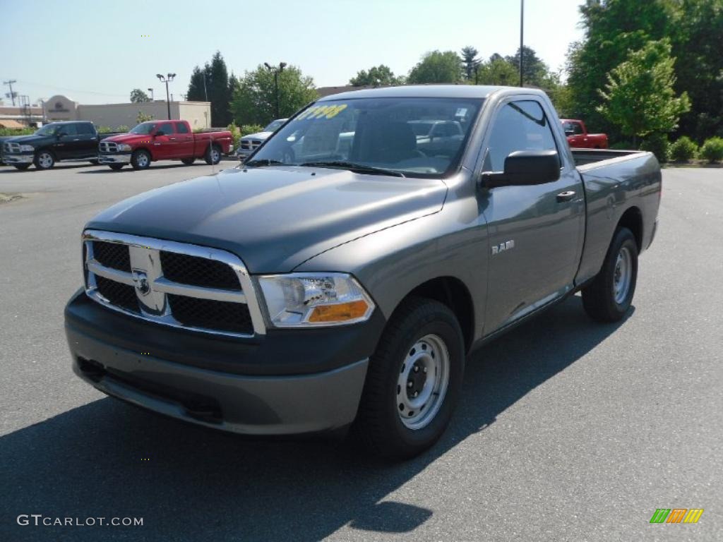 2010 Ram 1500 ST Regular Cab - Mineral Gray Metallic / Dark Slate/Medium Graystone photo #1