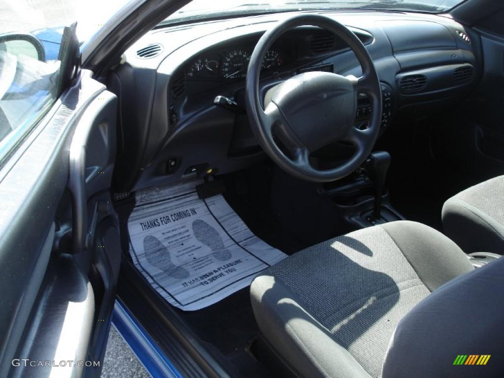 2001 Escort ZX2 Coupe - Bright Atlantic Blue Metallic / Dark Charcoal photo #3