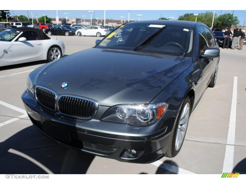2007 7 Series 750Li Sedan - Sterling Grey Metallic / Black photo #1