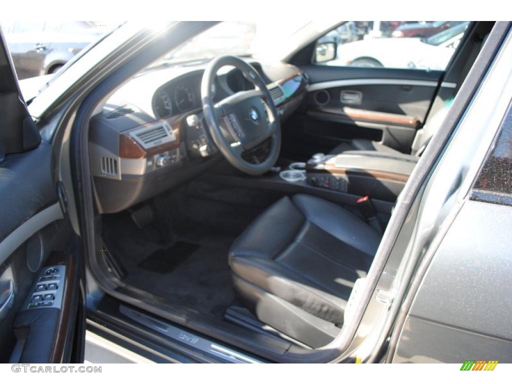 2007 7 Series 750Li Sedan - Sterling Grey Metallic / Black photo #2