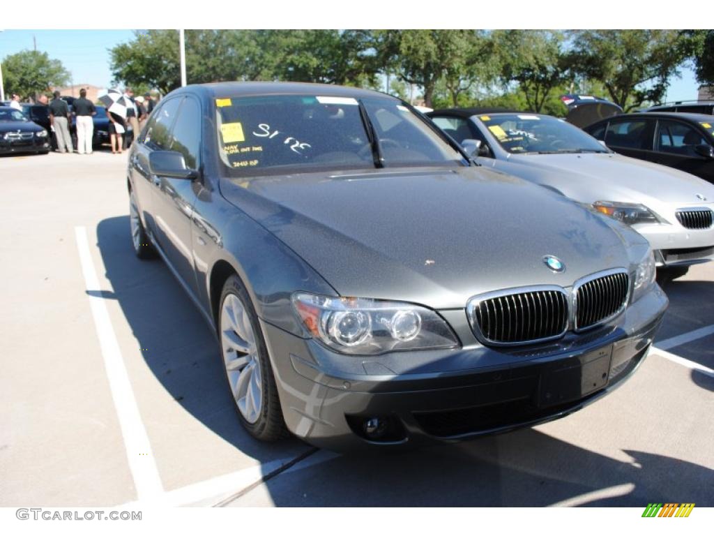 2007 7 Series 750Li Sedan - Sterling Grey Metallic / Black photo #5