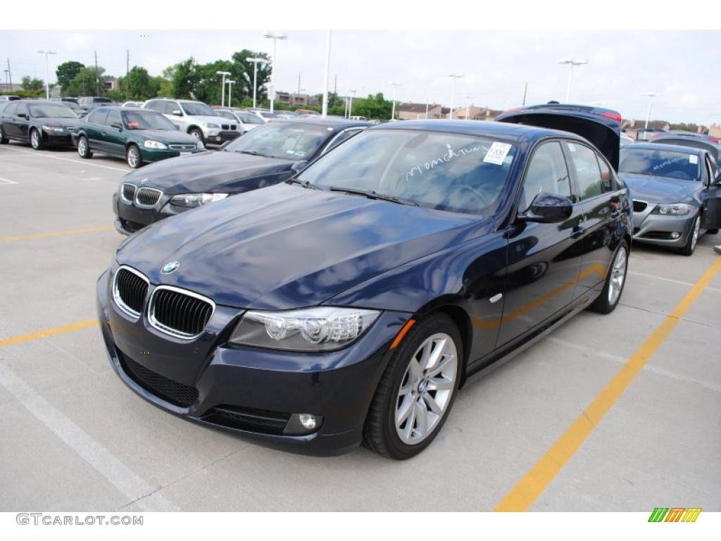 2009 3 Series 328i Sedan - Monaco Blue Metallic / Grey photo #1