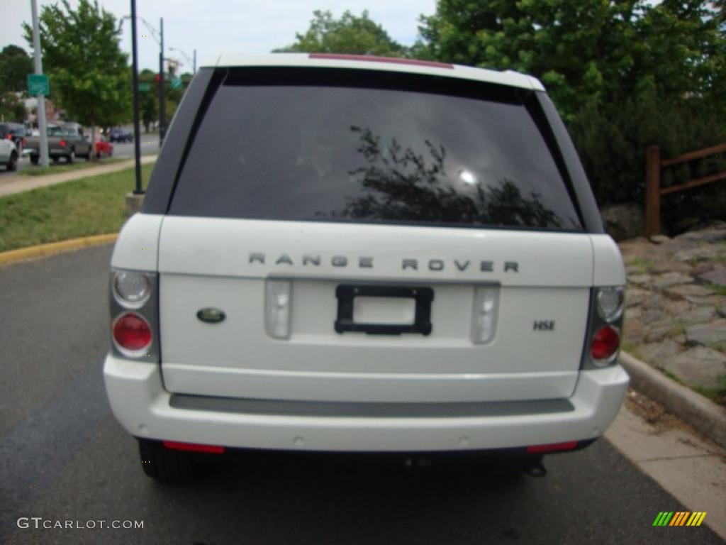 2006 Range Rover HSE - Chawton White / Charcoal/Jet photo #4