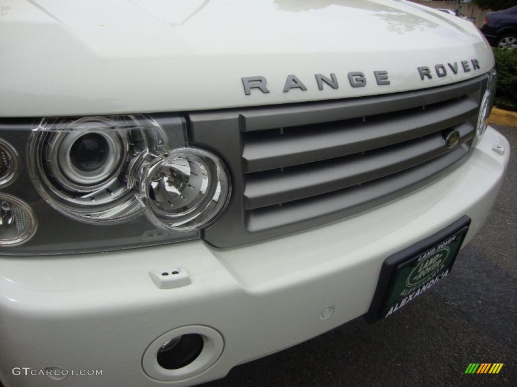 2006 Range Rover HSE - Chawton White / Charcoal/Jet photo #8