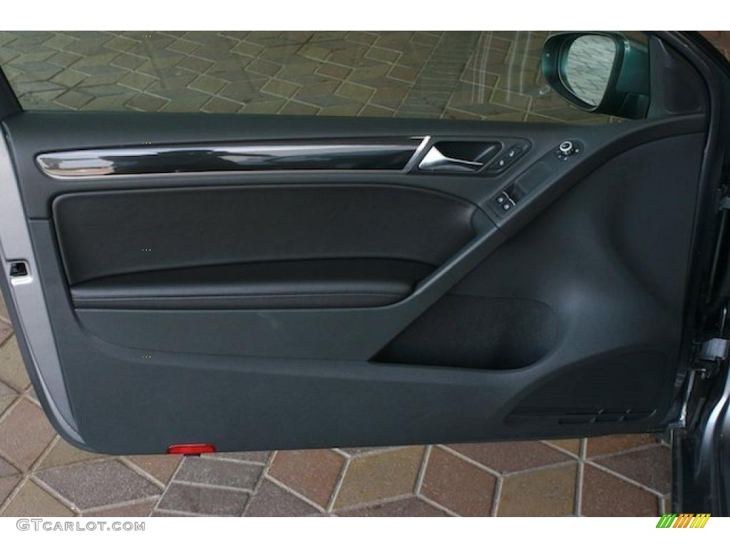 2010 GTI 2 Door - United Gray Metallic / Titan Black Leather photo #15