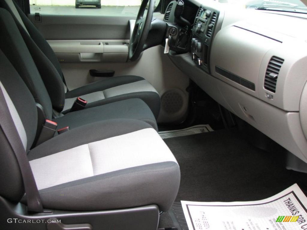 2008 Silverado 1500 LS Regular Cab - Blue Granite Metallic / Dark Titanium photo #8