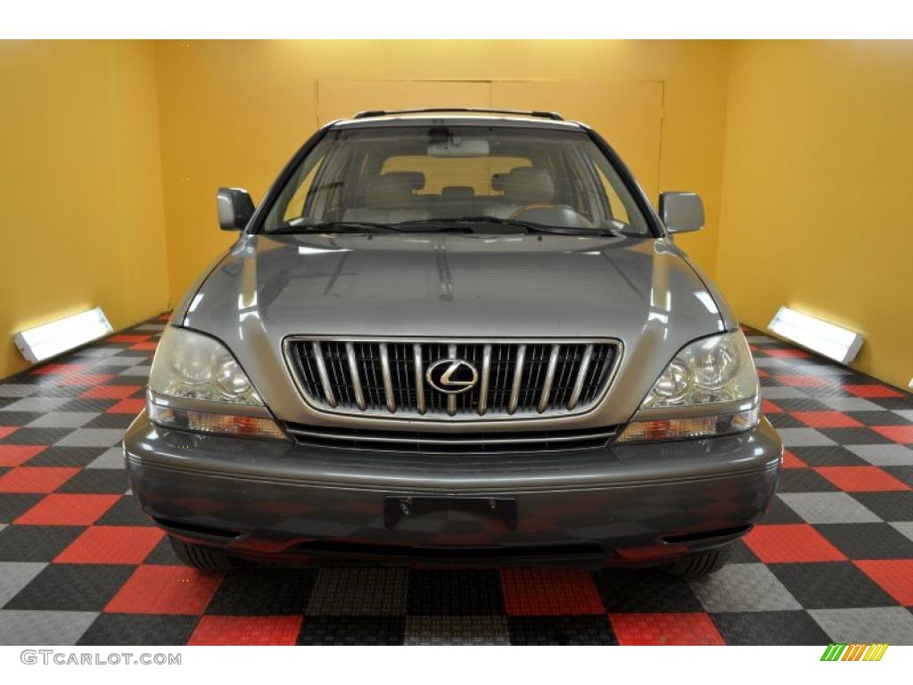 2001 RX 300 - Mineral Green Metallic / Ivory photo #2