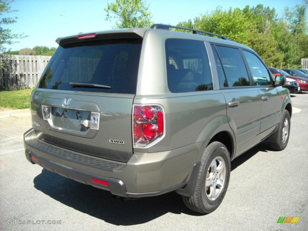 2008 Pilot EX-L 4WD - Aberdeen Green Metallic / Olive photo #3