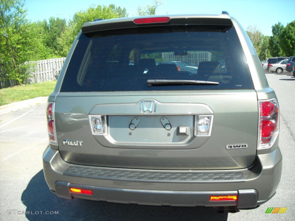 2008 Pilot EX-L 4WD - Aberdeen Green Metallic / Olive photo #5