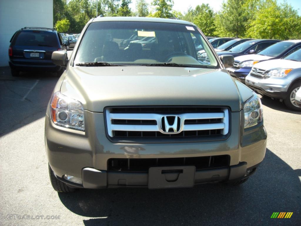 2008 Pilot EX-L 4WD - Aberdeen Green Metallic / Olive photo #9