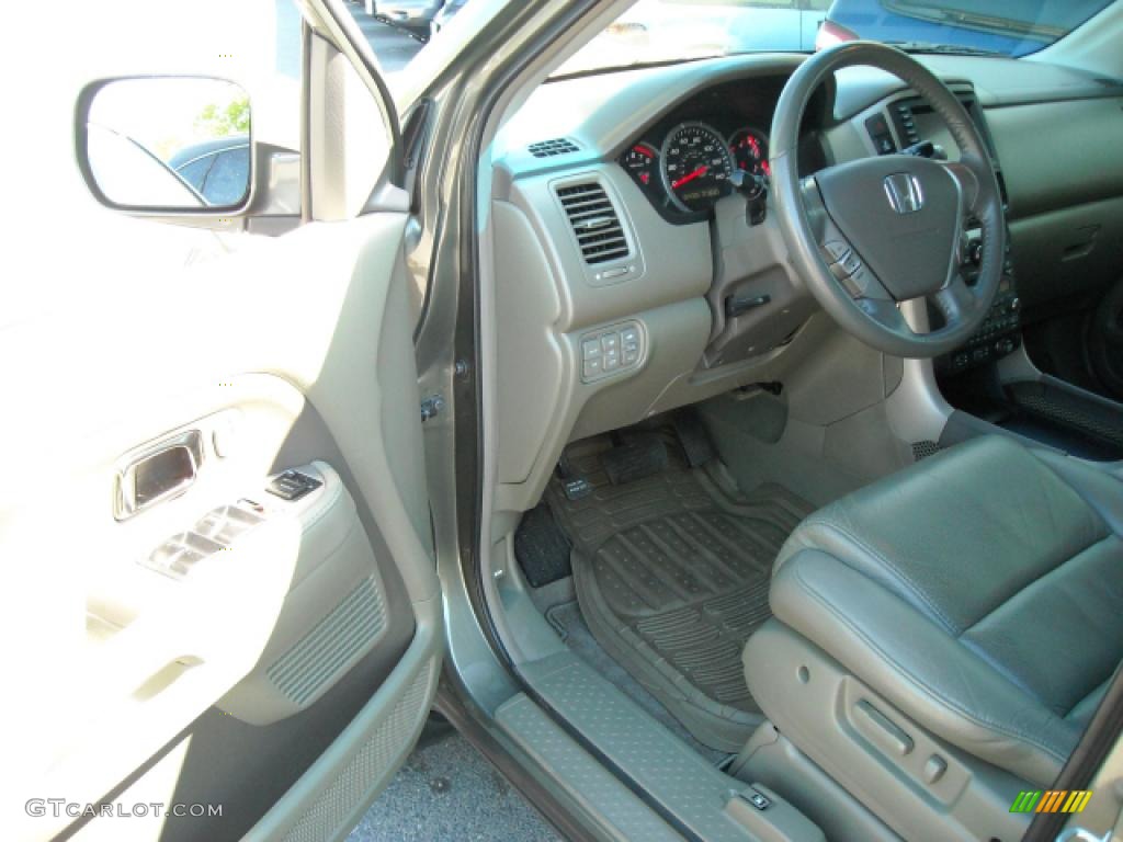 2008 Pilot EX-L 4WD - Aberdeen Green Metallic / Olive photo #11