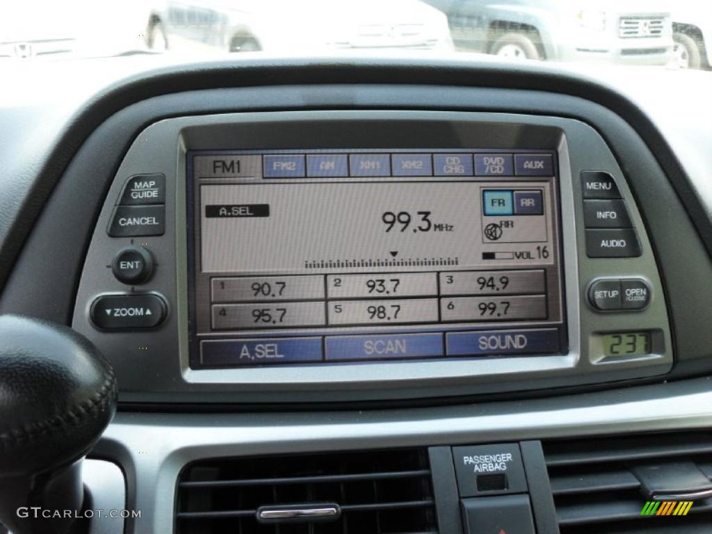 2008 Odyssey Touring - Ocean Mist Metallic / Gray photo #22