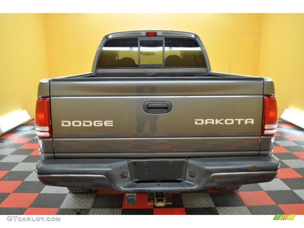 2004 Dakota Sport Quad Cab 4x4 - Graphite Metallic / Dark Slate Gray photo #5