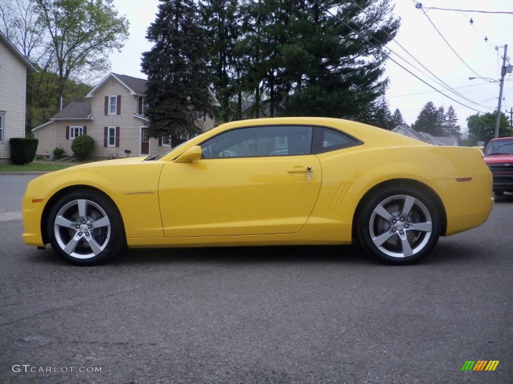 2010 Camaro SS Coupe - Rally Yellow / Black photo #8