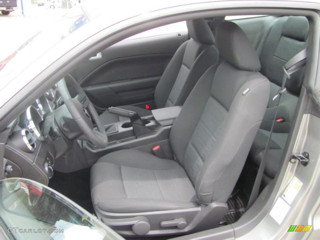 2008 Mustang V6 Deluxe Coupe - Vapor Silver Metallic / Dark Charcoal photo #7