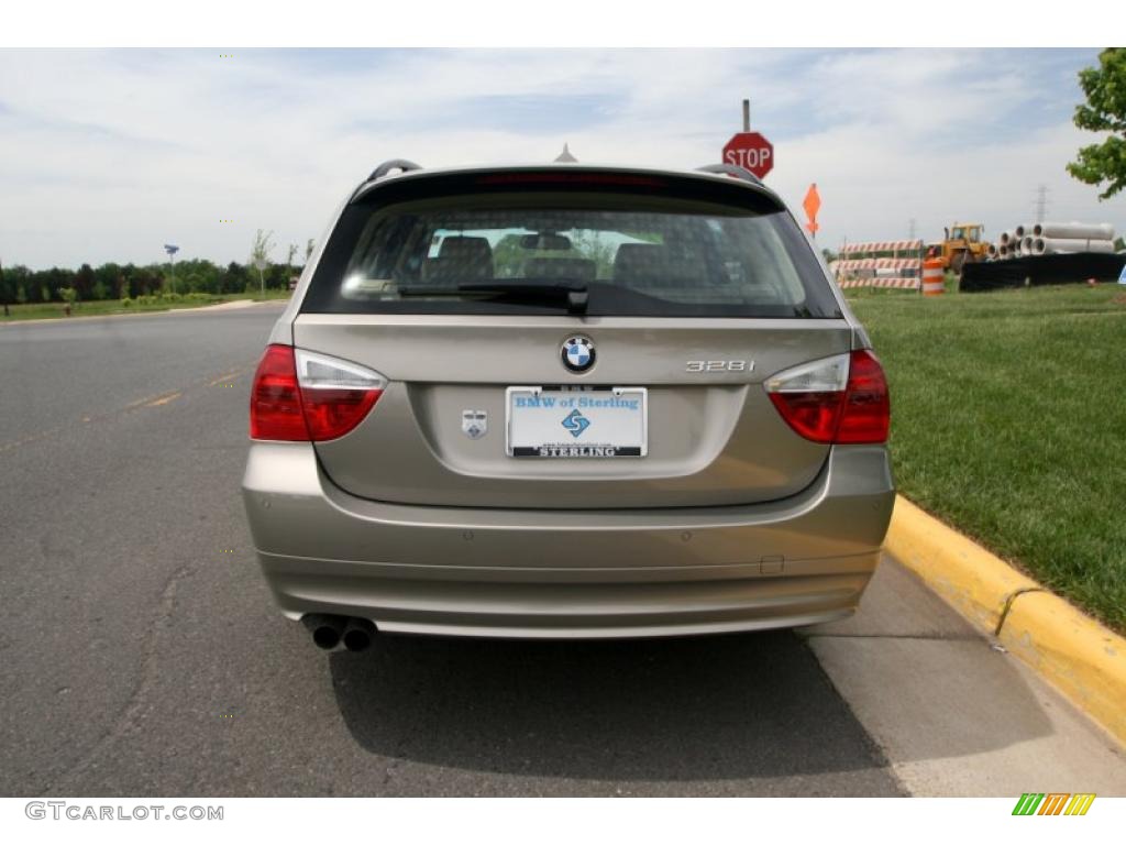 2007 3 Series 328i Wagon - Platinum Bronze Metallic / Beige photo #5
