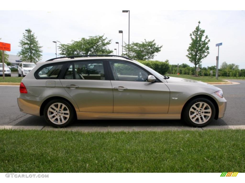 2007 3 Series 328i Wagon - Platinum Bronze Metallic / Beige photo #7