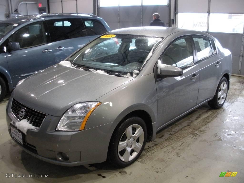 2008 Sentra 2.0 - Magnetic Gray / Charcoal/Steel photo #1