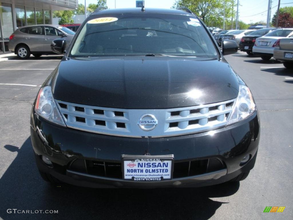 2004 Murano SL AWD - Super Black / Charcoal photo #2