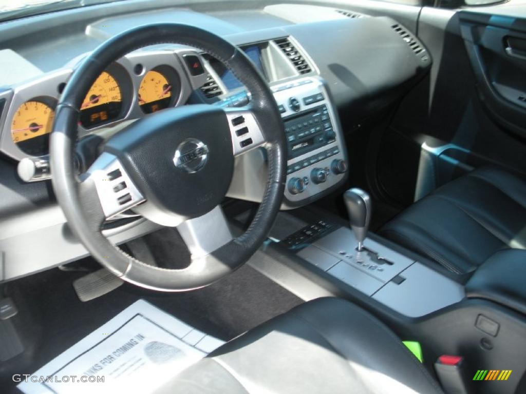 2004 Murano SL AWD - Super Black / Charcoal photo #11