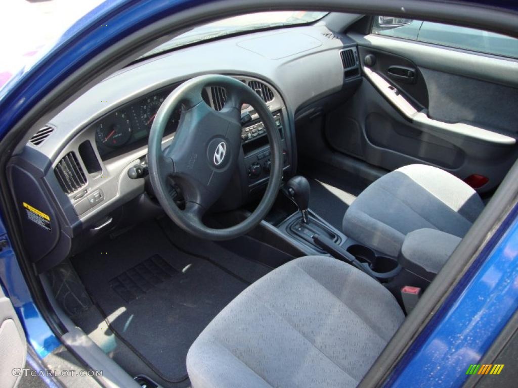 2006 Elantra GLS Sedan - Tidal Wave Blue / Gray photo #3
