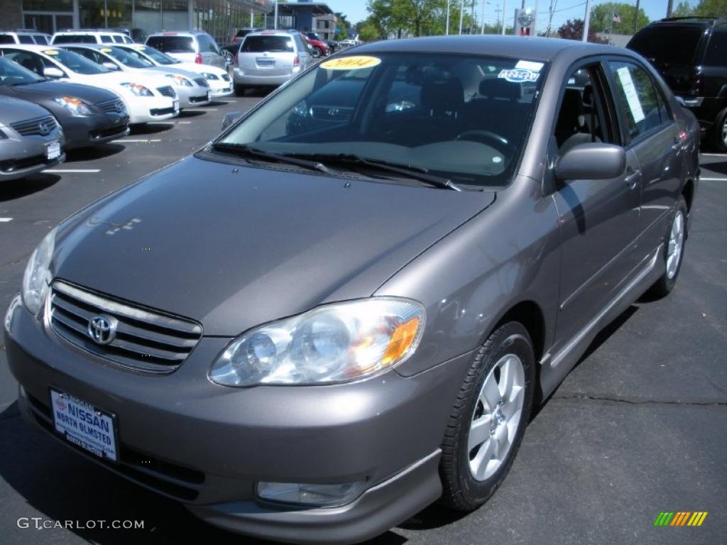 2004 Corolla S - Moonshadow Gray Metallic / Light Gray photo #1