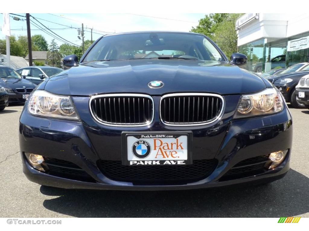 2010 3 Series 328i xDrive Sedan - Monaco Blue Metallic / Saddle Brown Dakota Leather photo #10