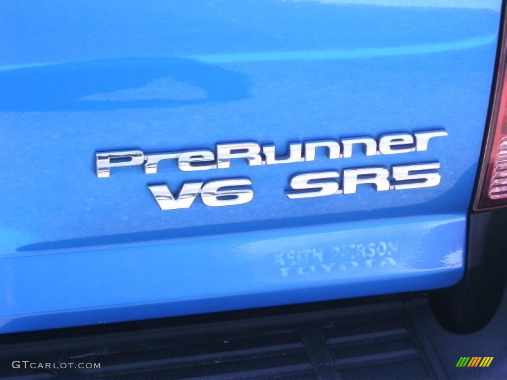 2008 Tacoma V6 PreRunner TRD Sport Double Cab - Speedway Blue / Graphite Gray photo #4