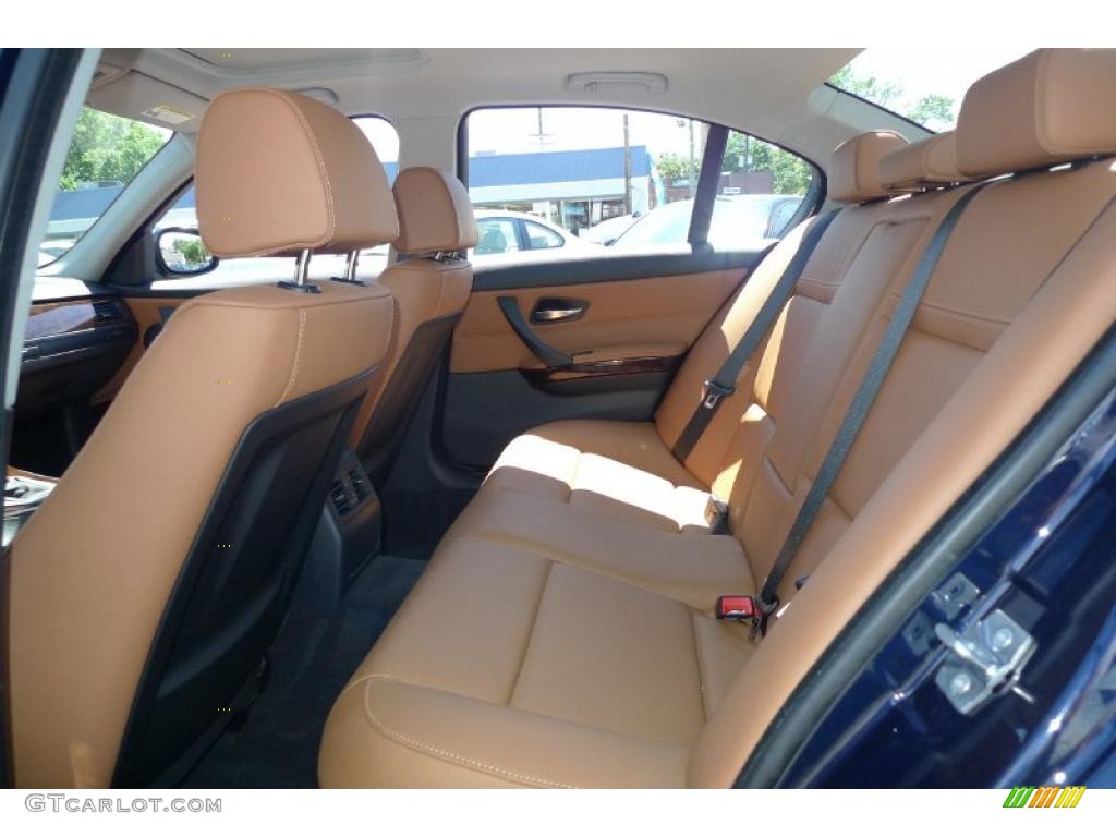 2010 3 Series 328i xDrive Sedan - Monaco Blue Metallic / Saddle Brown Dakota Leather photo #28