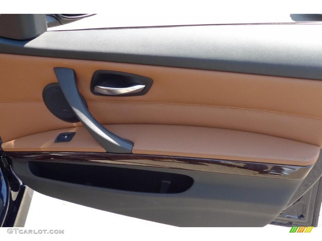 2010 3 Series 328i xDrive Sedan - Monaco Blue Metallic / Saddle Brown Dakota Leather photo #34