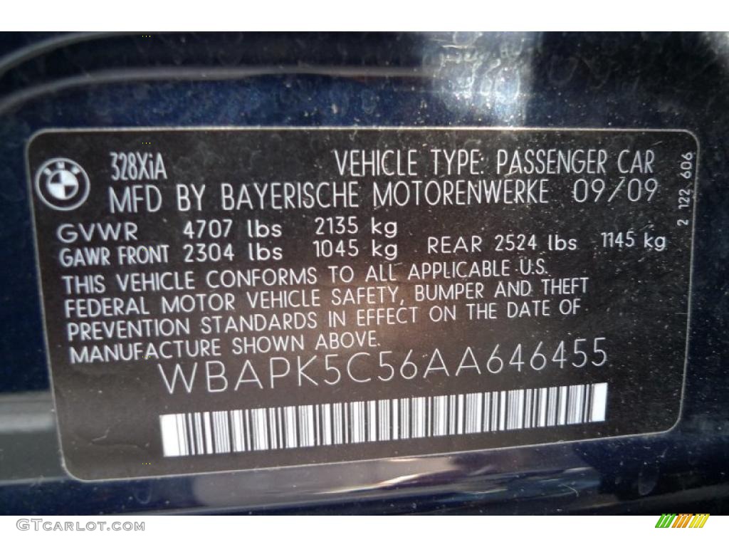 2010 3 Series 328i xDrive Sedan - Monaco Blue Metallic / Saddle Brown Dakota Leather photo #50