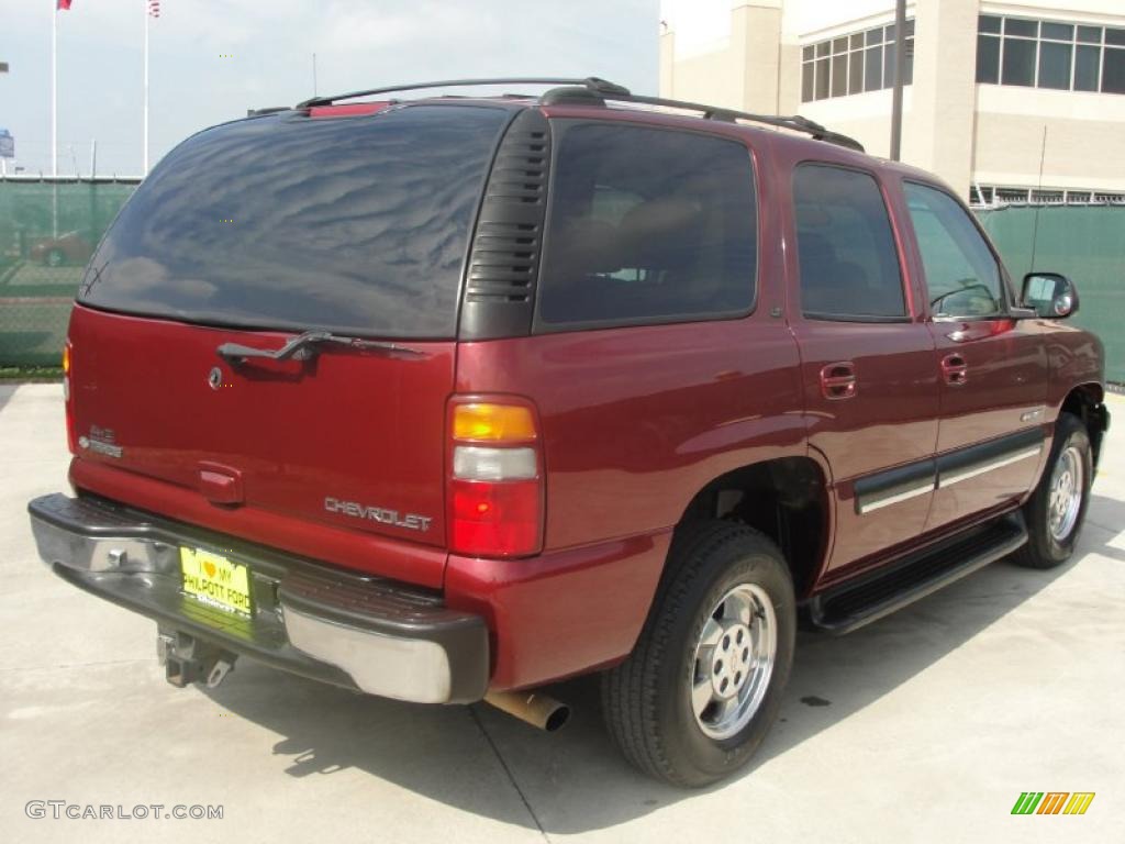 2001 Tahoe LT - Redfire Metallic / Tan/Neutral photo #3