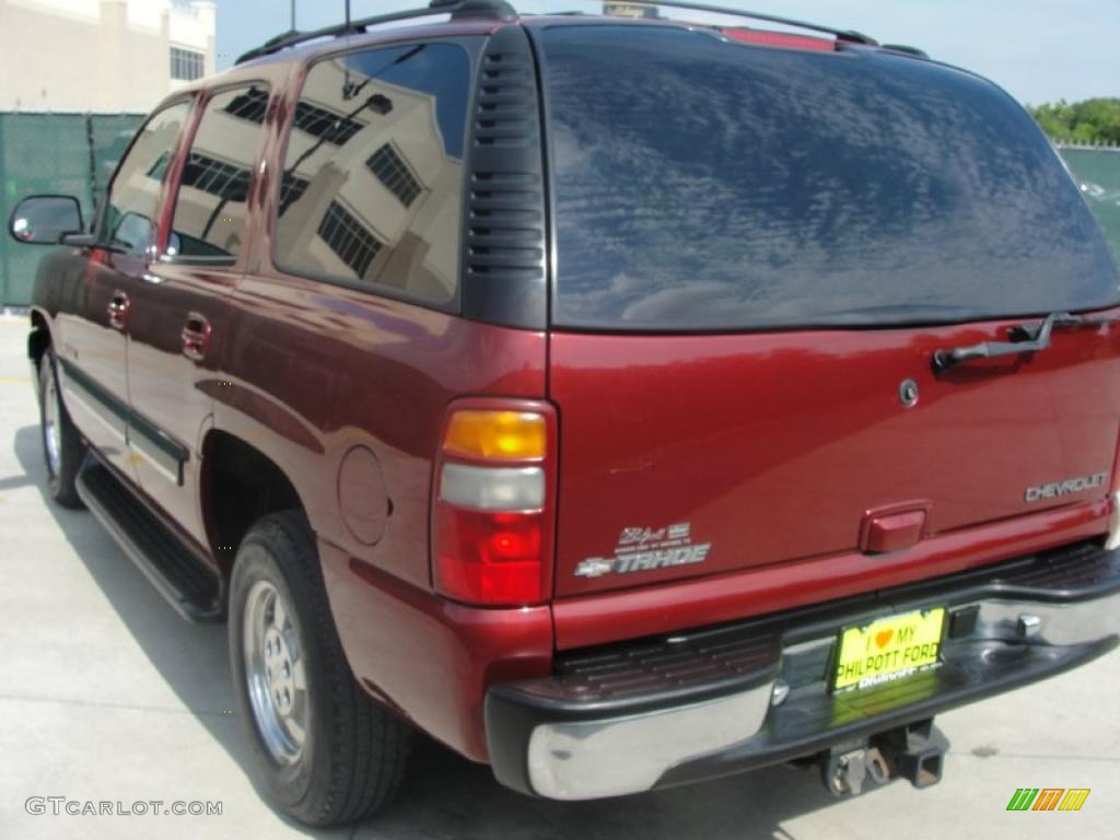 2001 Tahoe LT - Redfire Metallic / Tan/Neutral photo #5