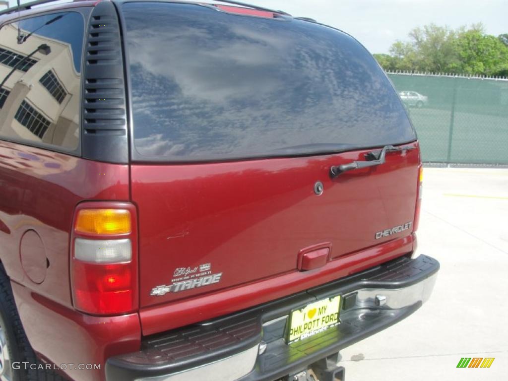 2001 Tahoe LT - Redfire Metallic / Tan/Neutral photo #20