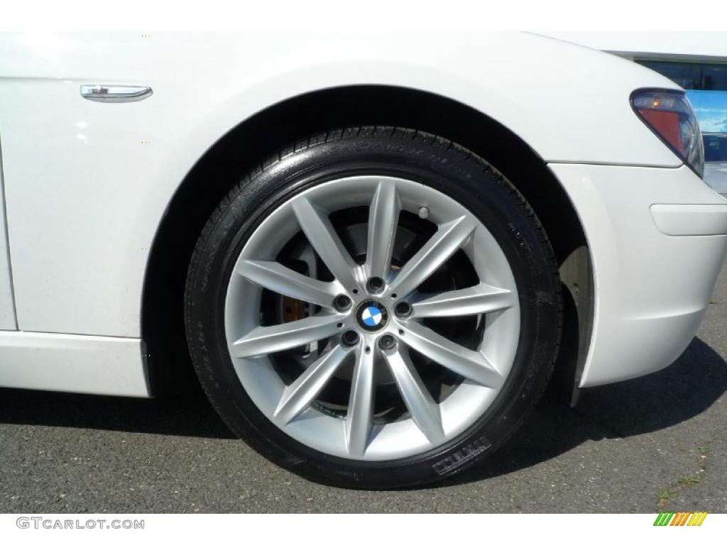 2008 7 Series 750i Sedan - Alpine White / Black photo #18
