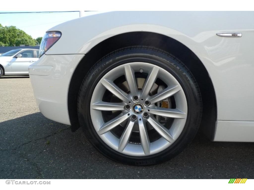 2008 7 Series 750i Sedan - Alpine White / Black photo #19
